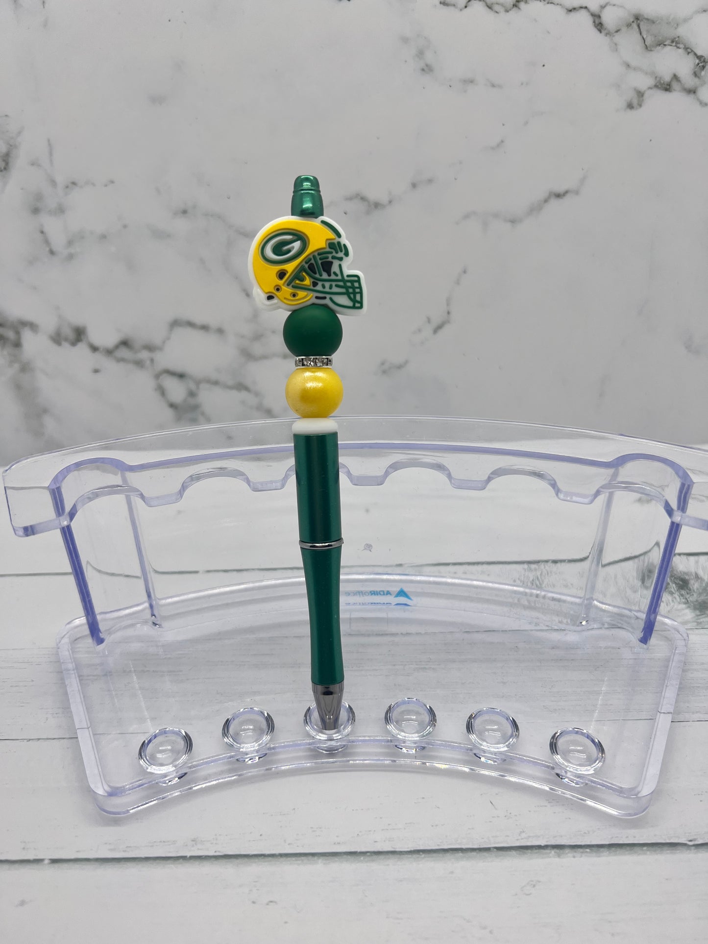 Football - Beaded Ballpoint Pen