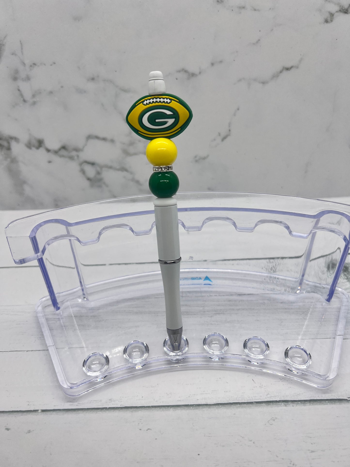 Football - Beaded Ballpoint Pen