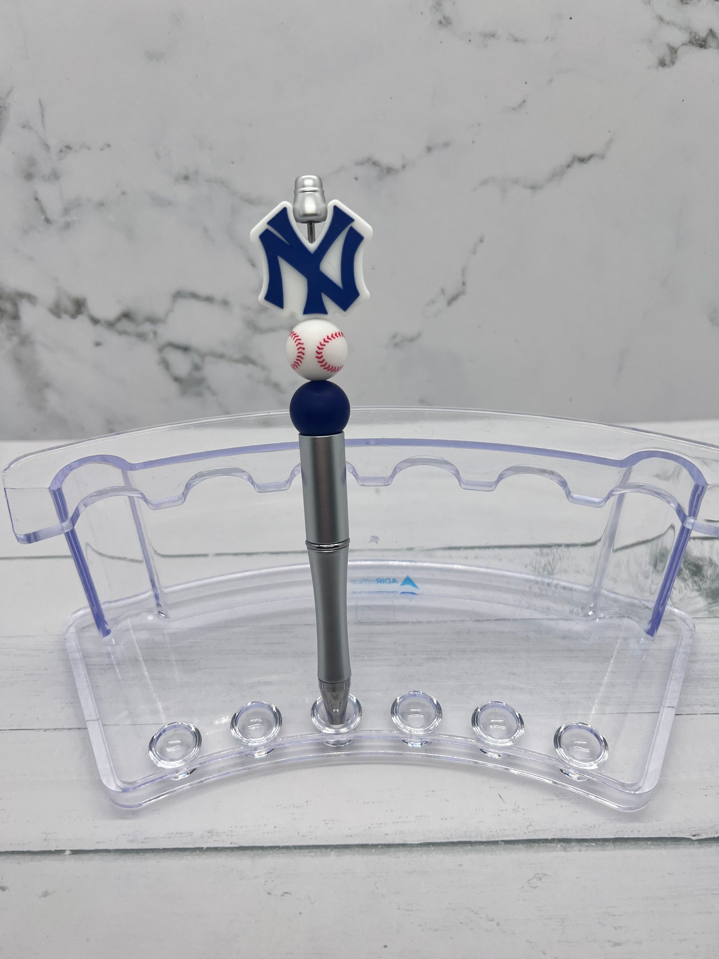 Baseball - Beaded Ballpoint Pen