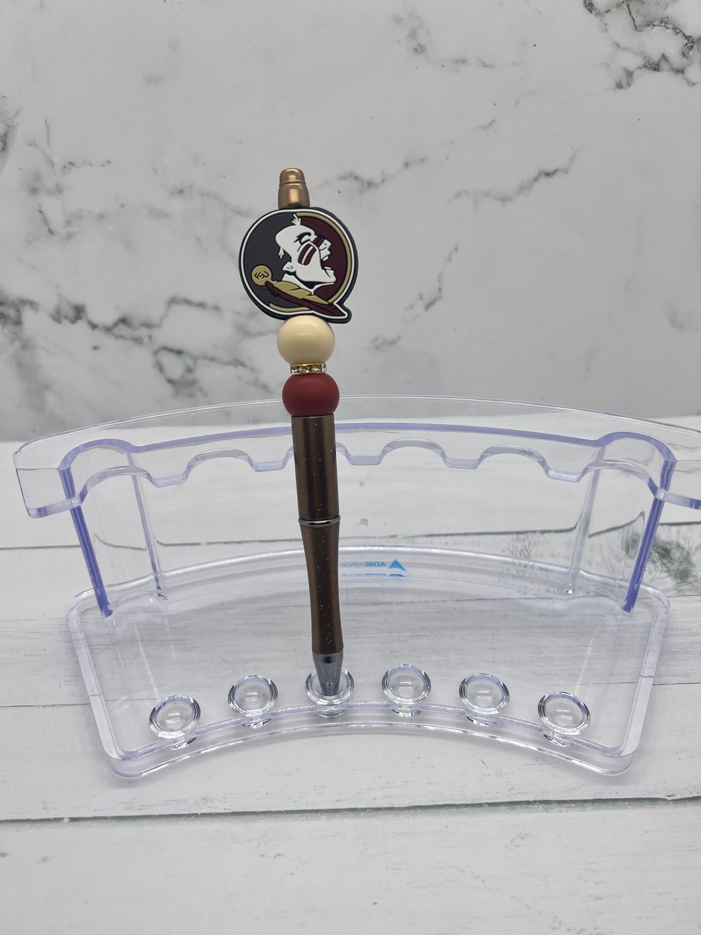 Football - Beaded Ballpoint Pen