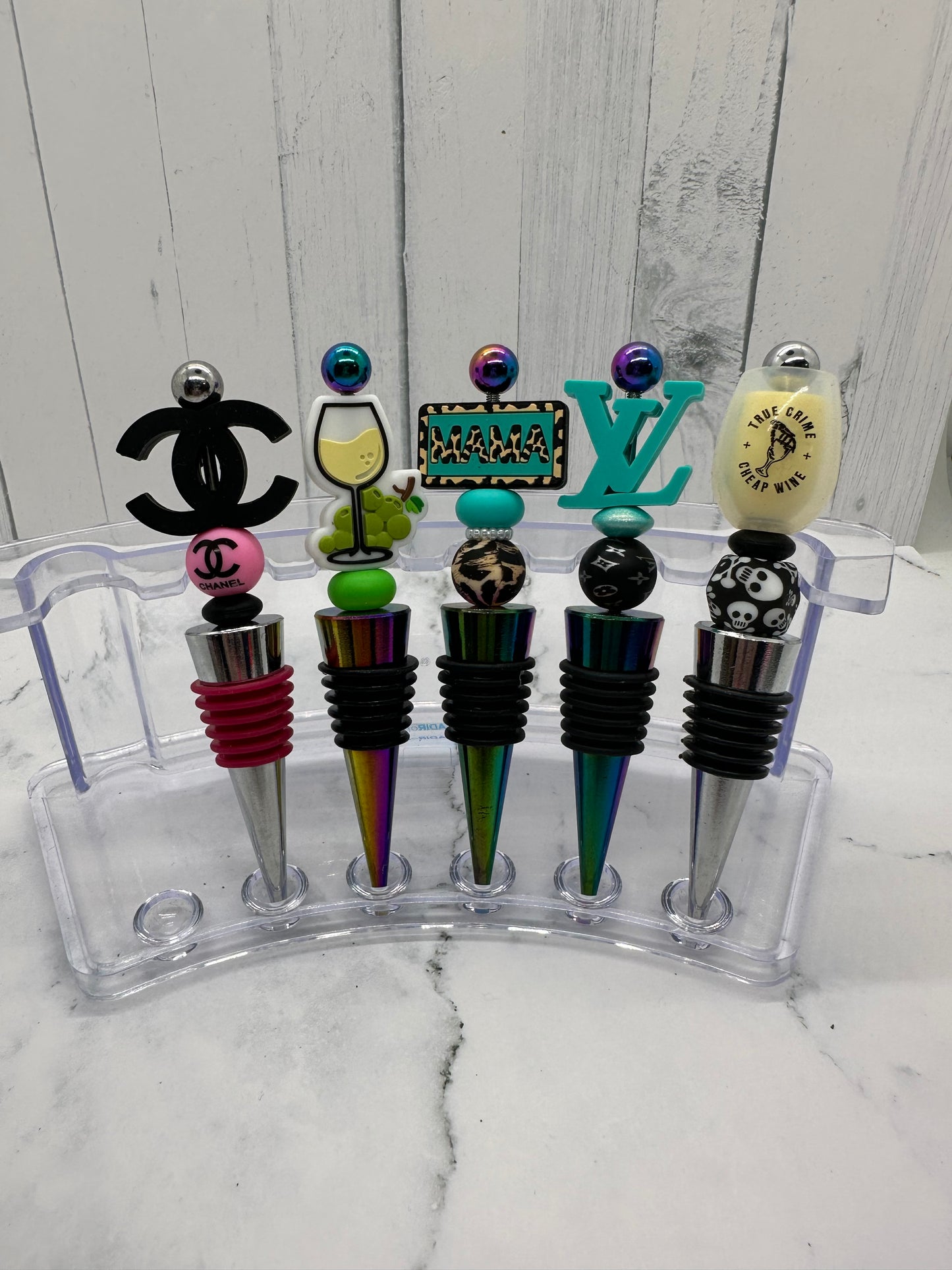 Beaded Wine Stopper
