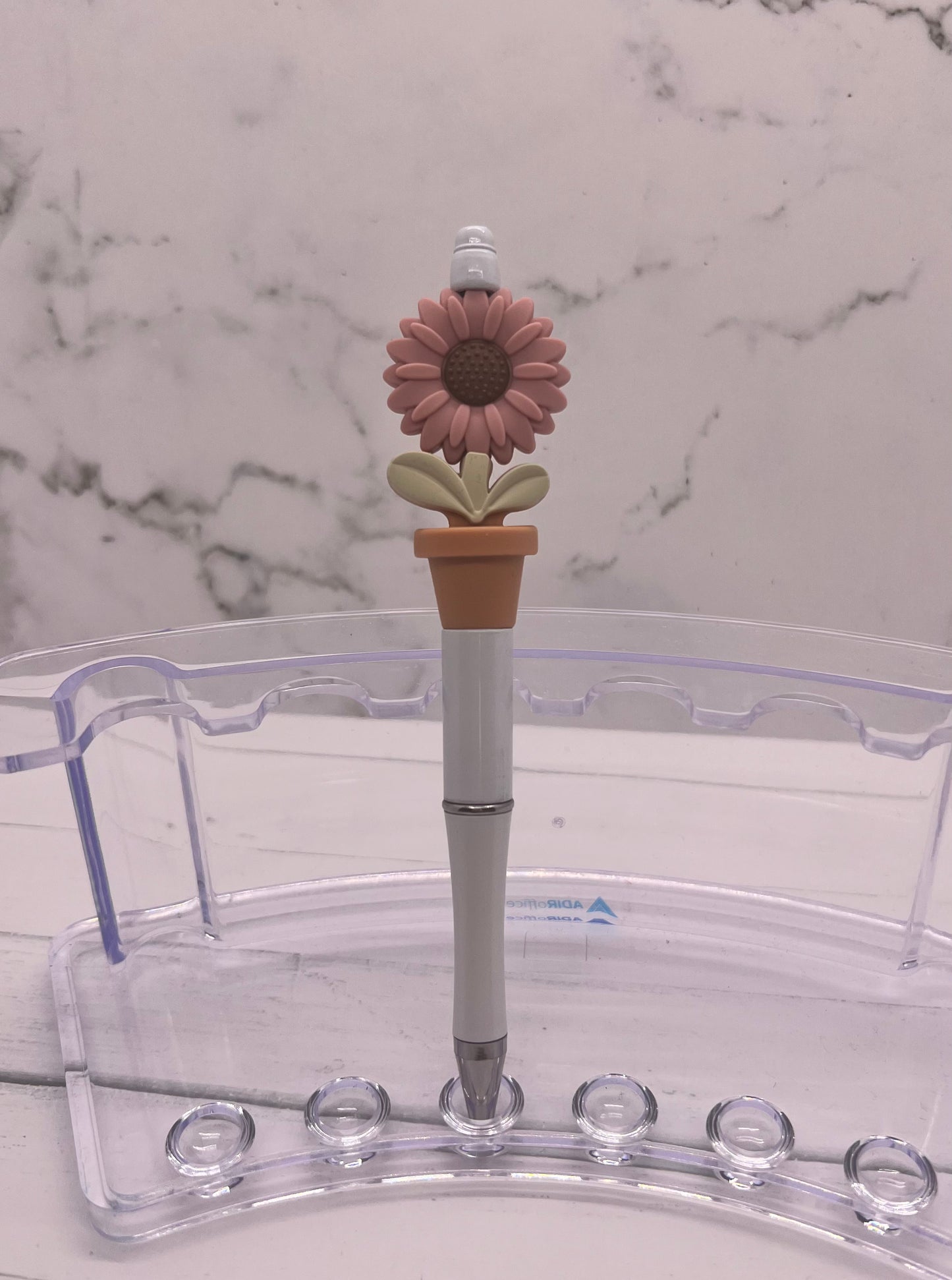 Bloom Where You Are Planted - Beaded Ballpoint Pen