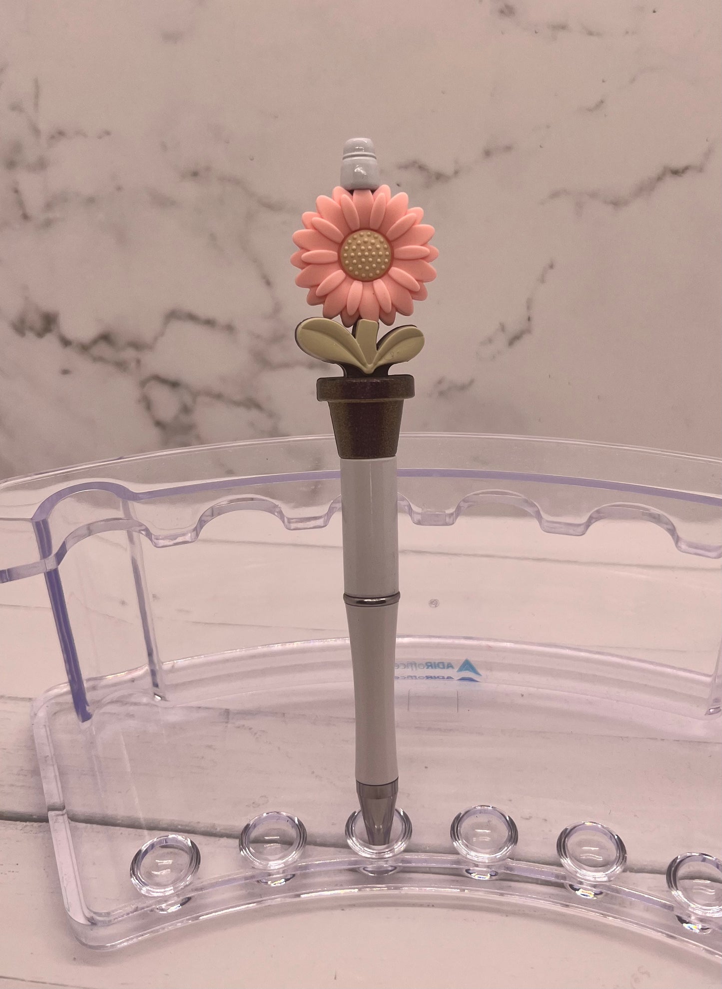 Bloom Where You Are Planted - Beaded Ballpoint Pen