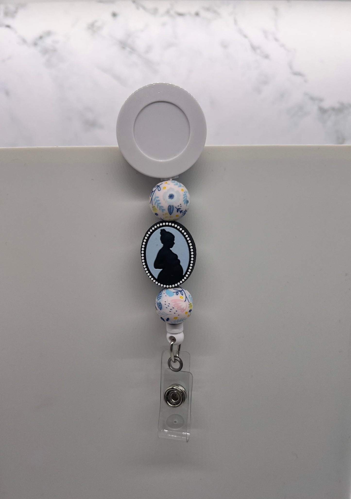 Pregnant Momma / Labor and Delivery Nurse - Badge Reel