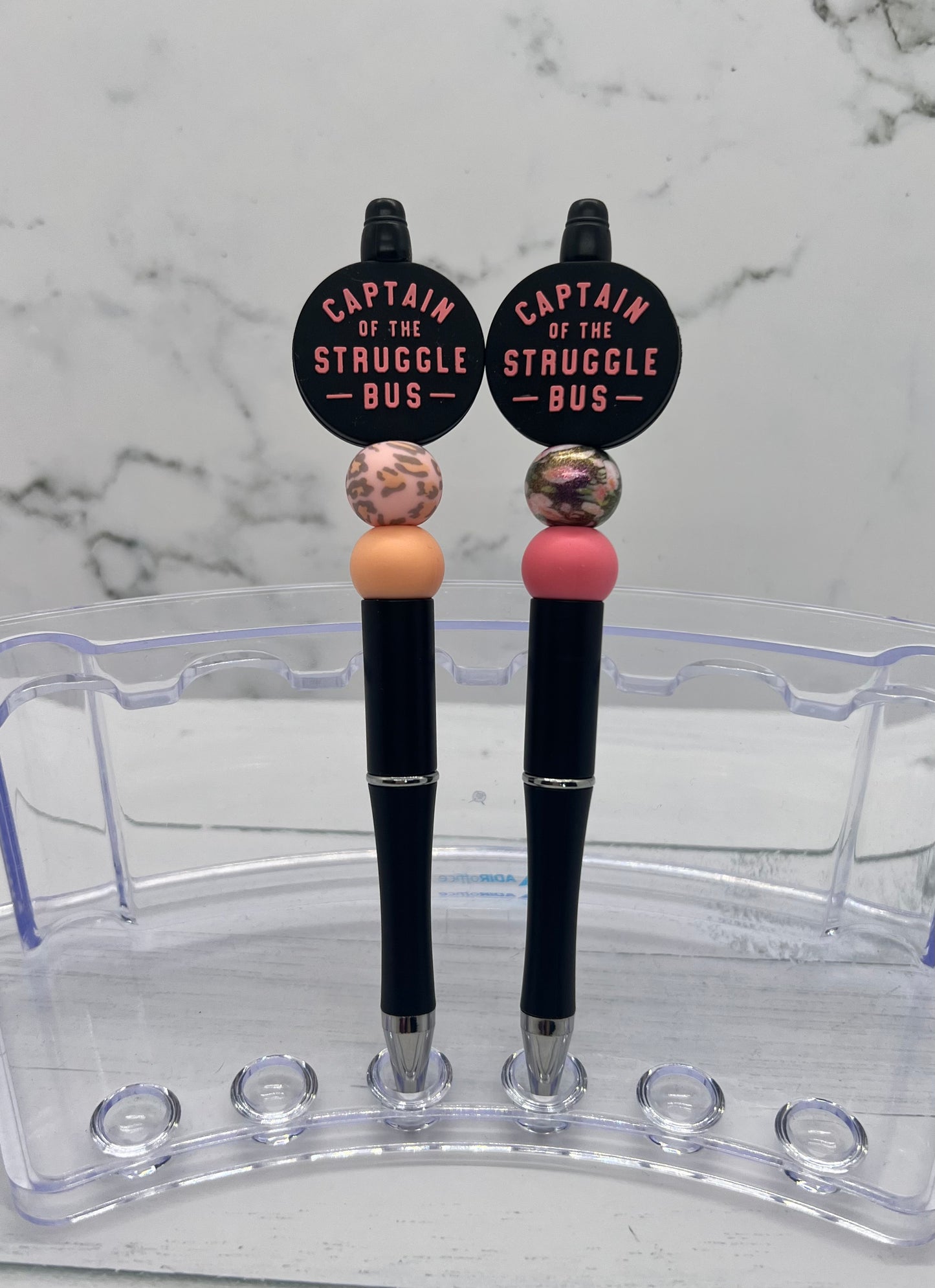 Captain of the Struggle Bus - Beaded Ballpoint Pen