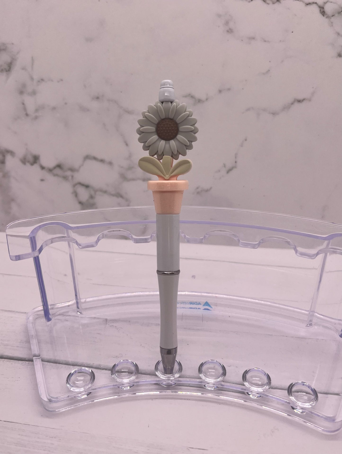 Bloom Where You Are Planted - Beaded Ballpoint Pen