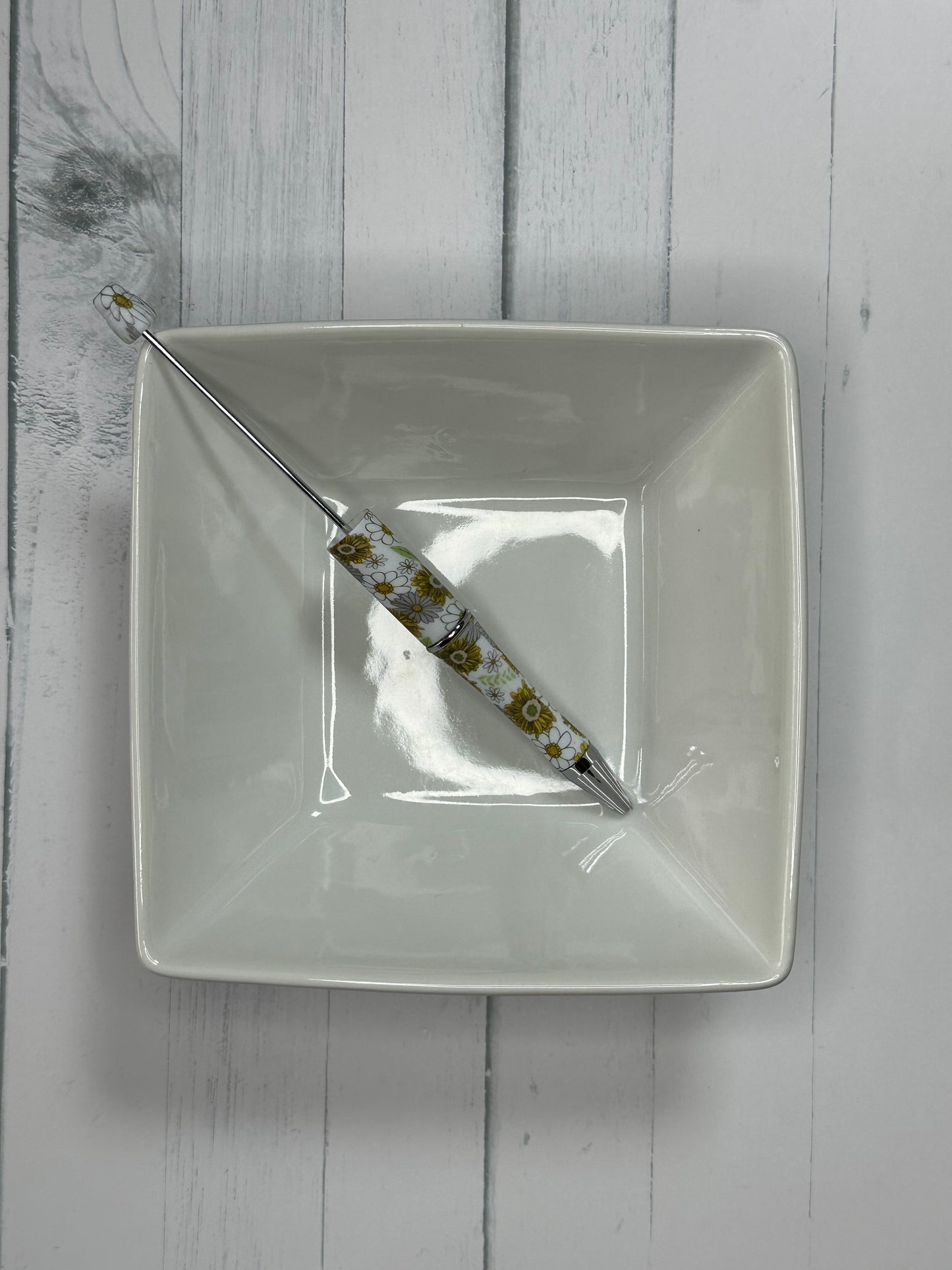 Golden Daisy Printed Pen