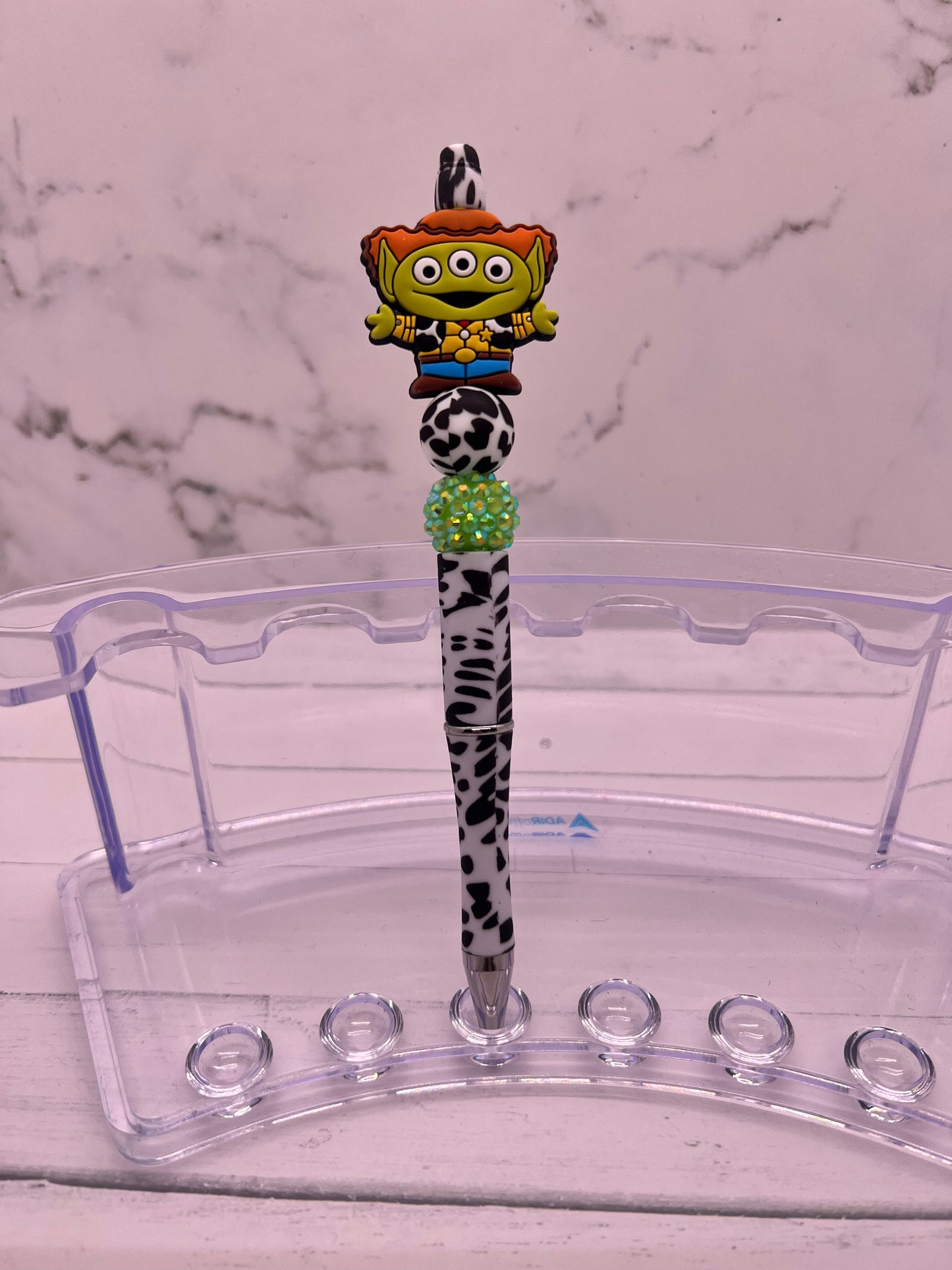Alien as Cowboy - Beaded Ballpoint Pen