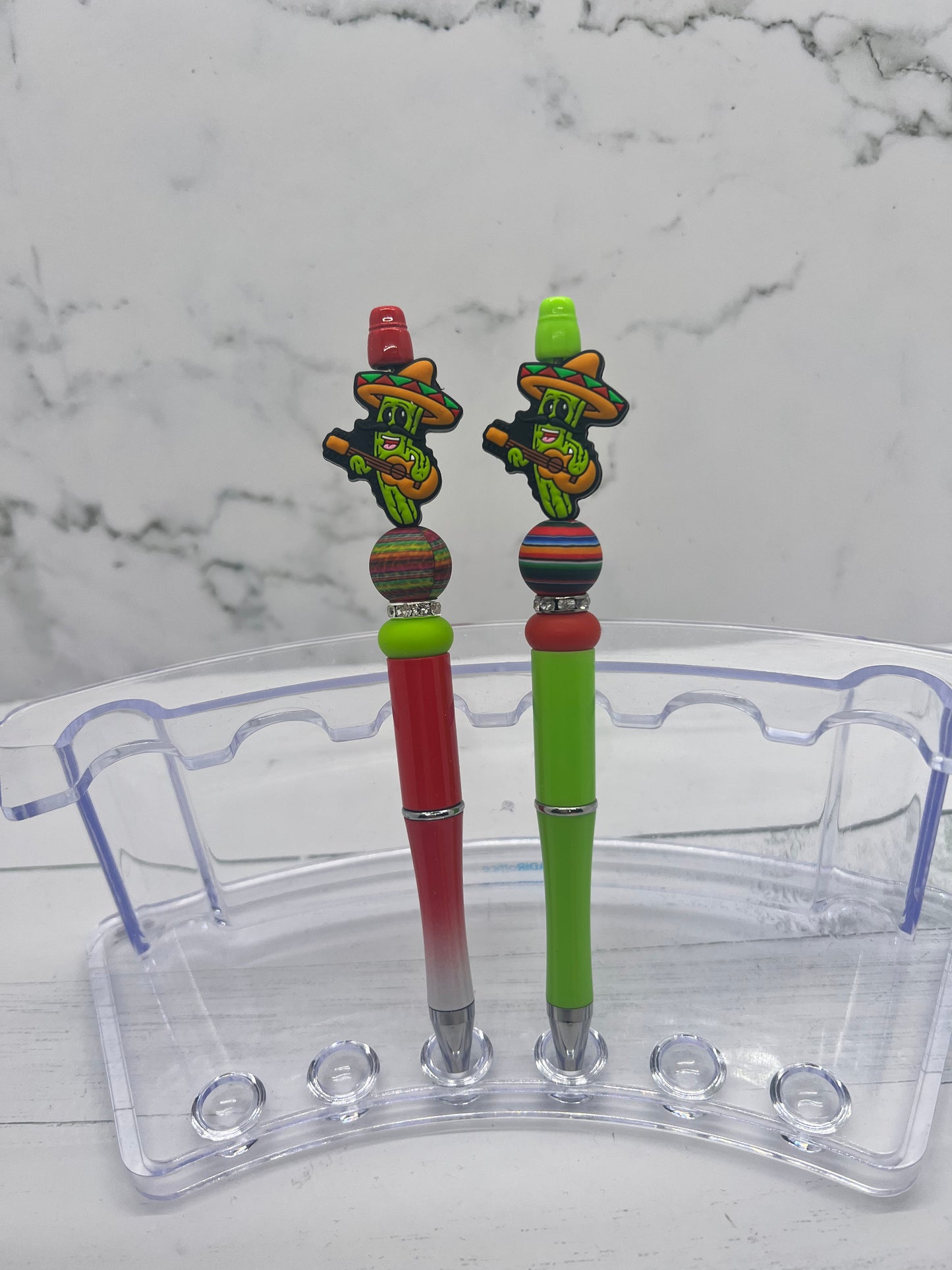Salsa Cactus - Beaded Ballpoint Pen