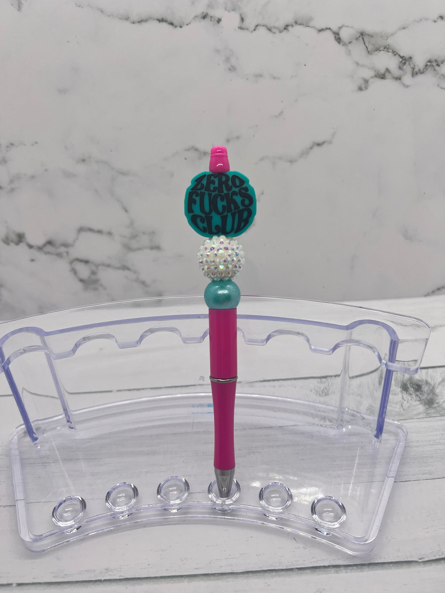 Zero Effs Club - Beaded Ballpoint Pen