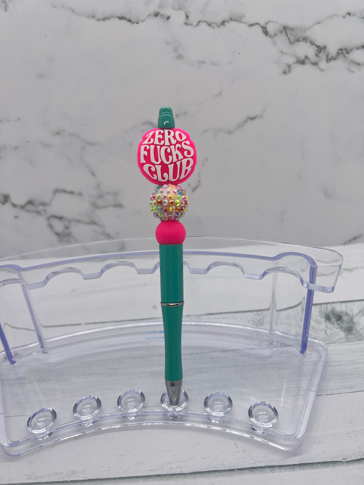 Zero Effs Club - Beaded Ballpoint Pen