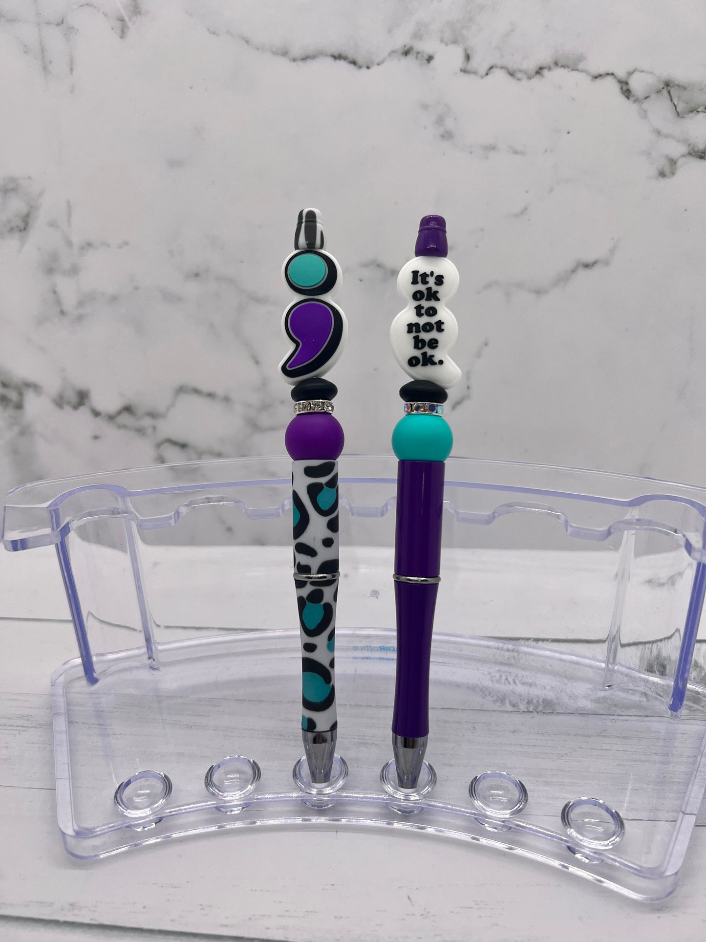 It’s Ok Not To Be Ok- Ballpoint Beaded pen