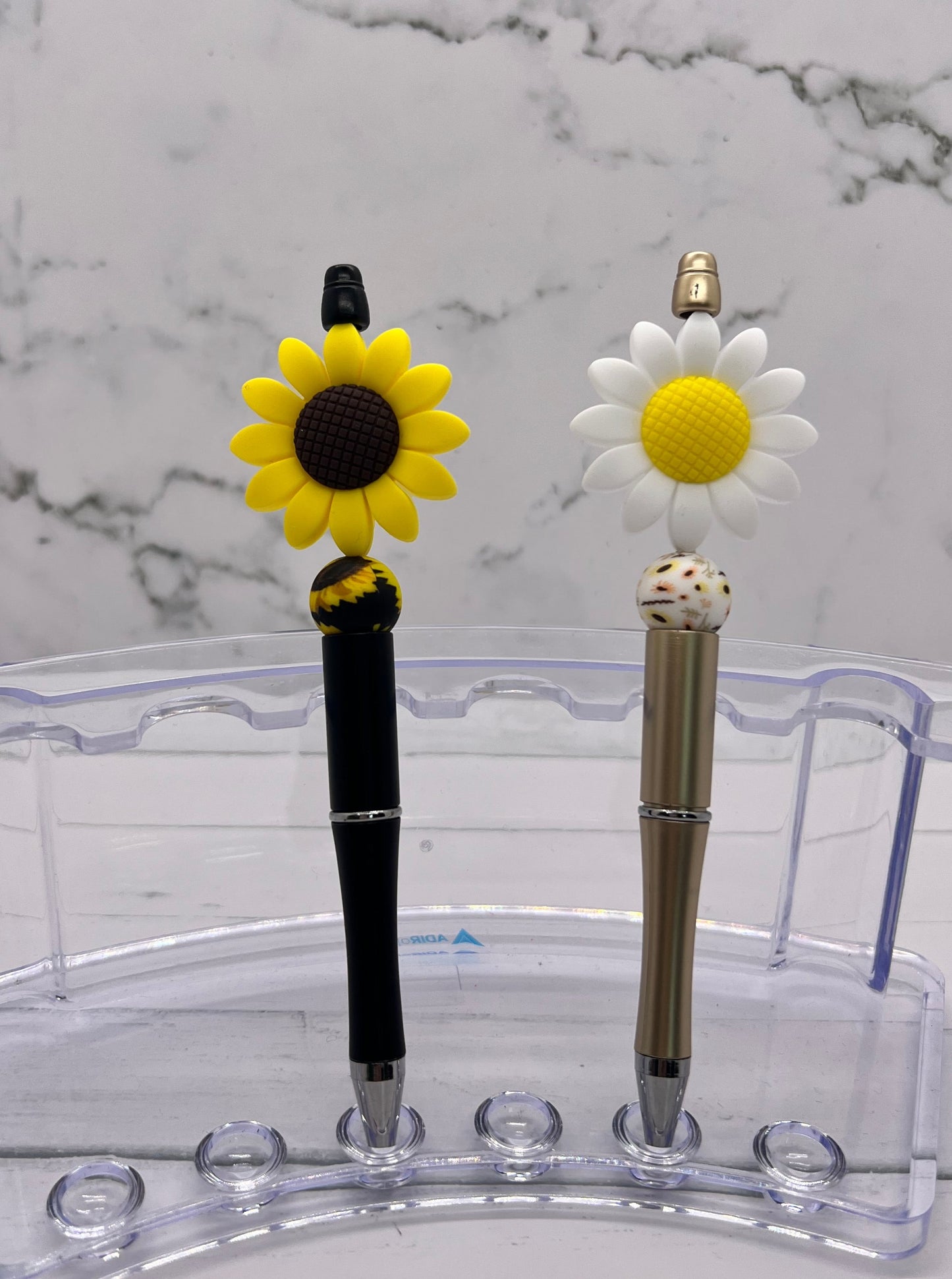 Sunflower - Large - Beaded Ballpoint Pen