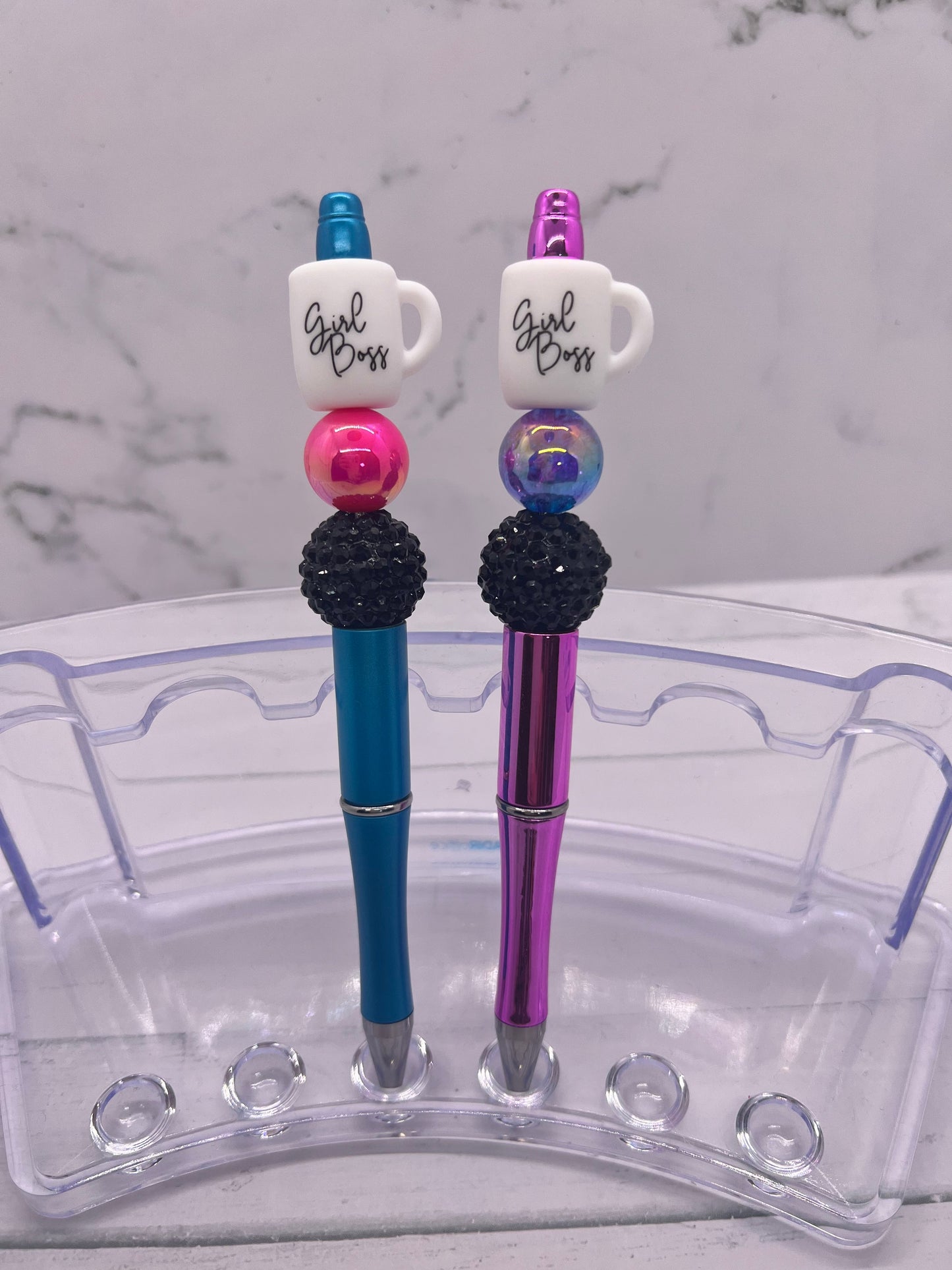 Girl Boss Cup - Beaded Ballpoint Pen