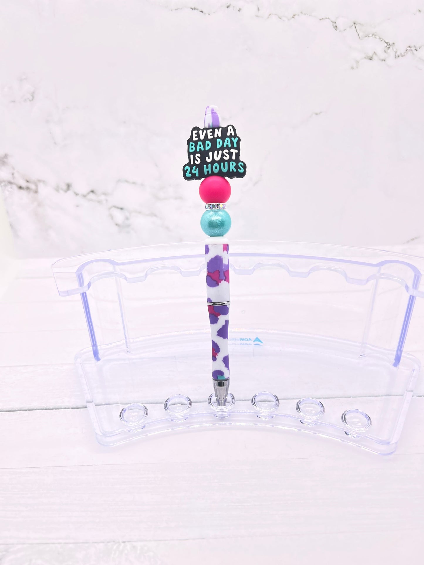 Bad Day is Just 24 Hours - Beaded Ballpoint Pen