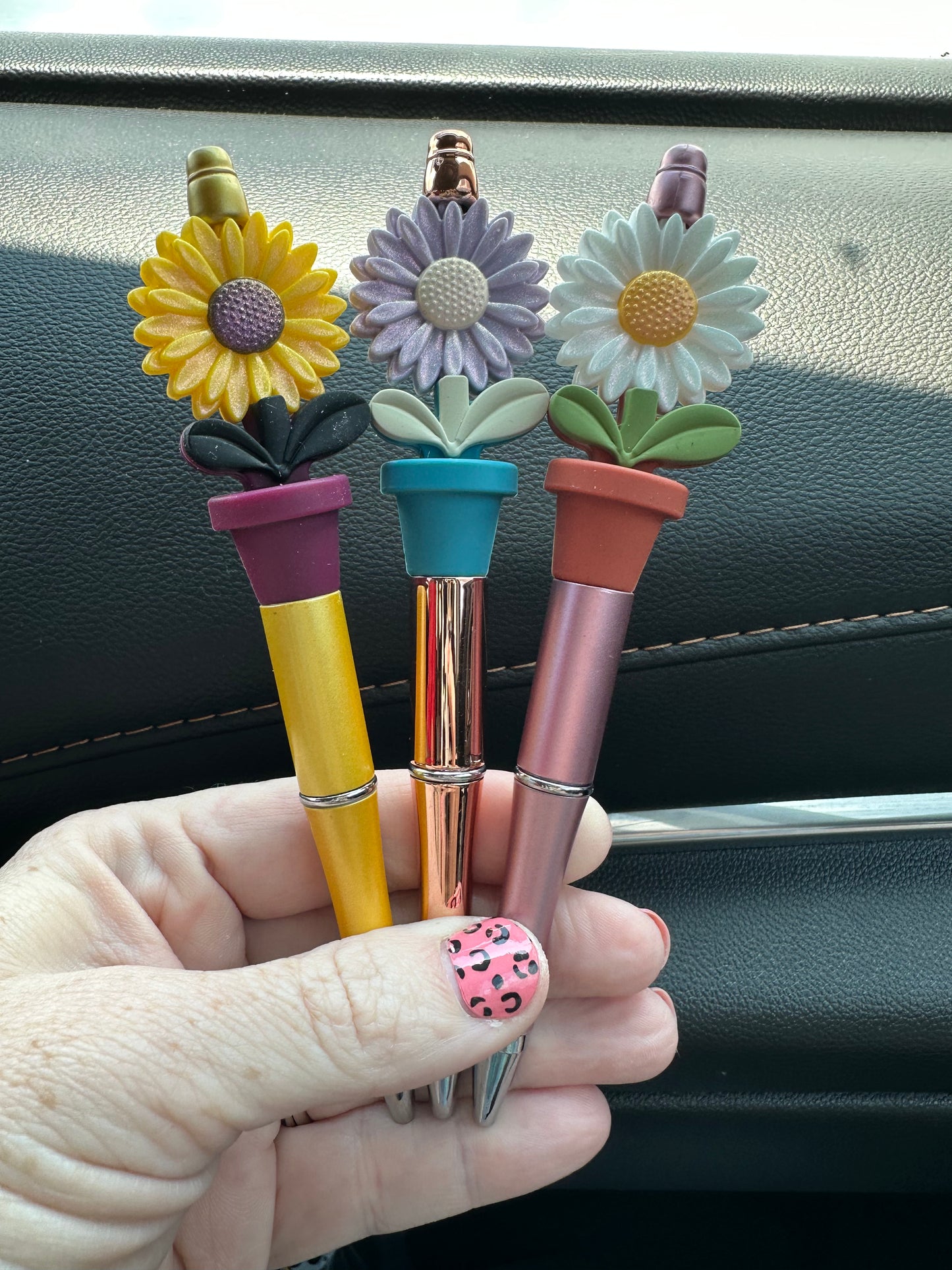 Bloom Where You Are Planted - Beaded Ballpoint Pen