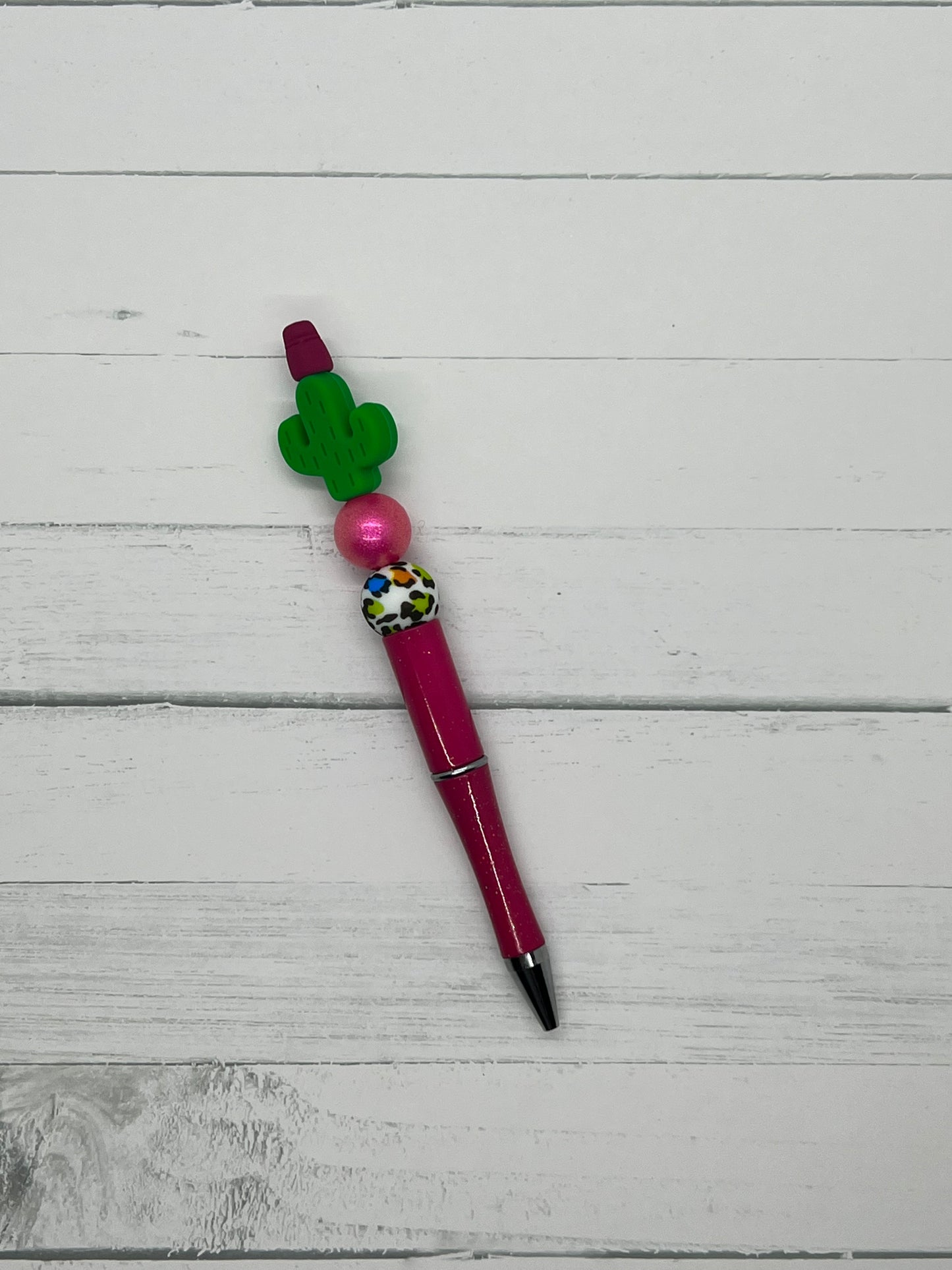 Cactus - Beaded Ballpoint Pen