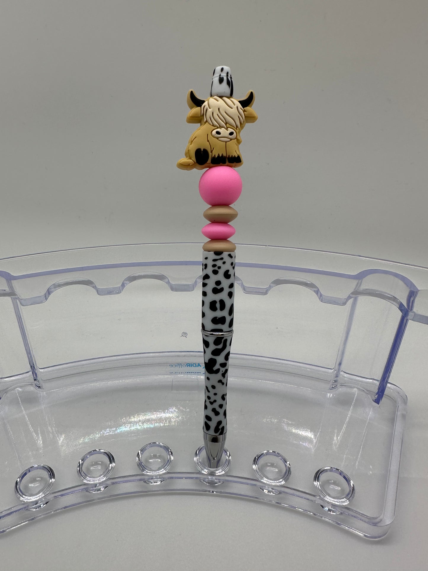 JWatson - Cow Obsessed - Beaded Ballpoint Pen