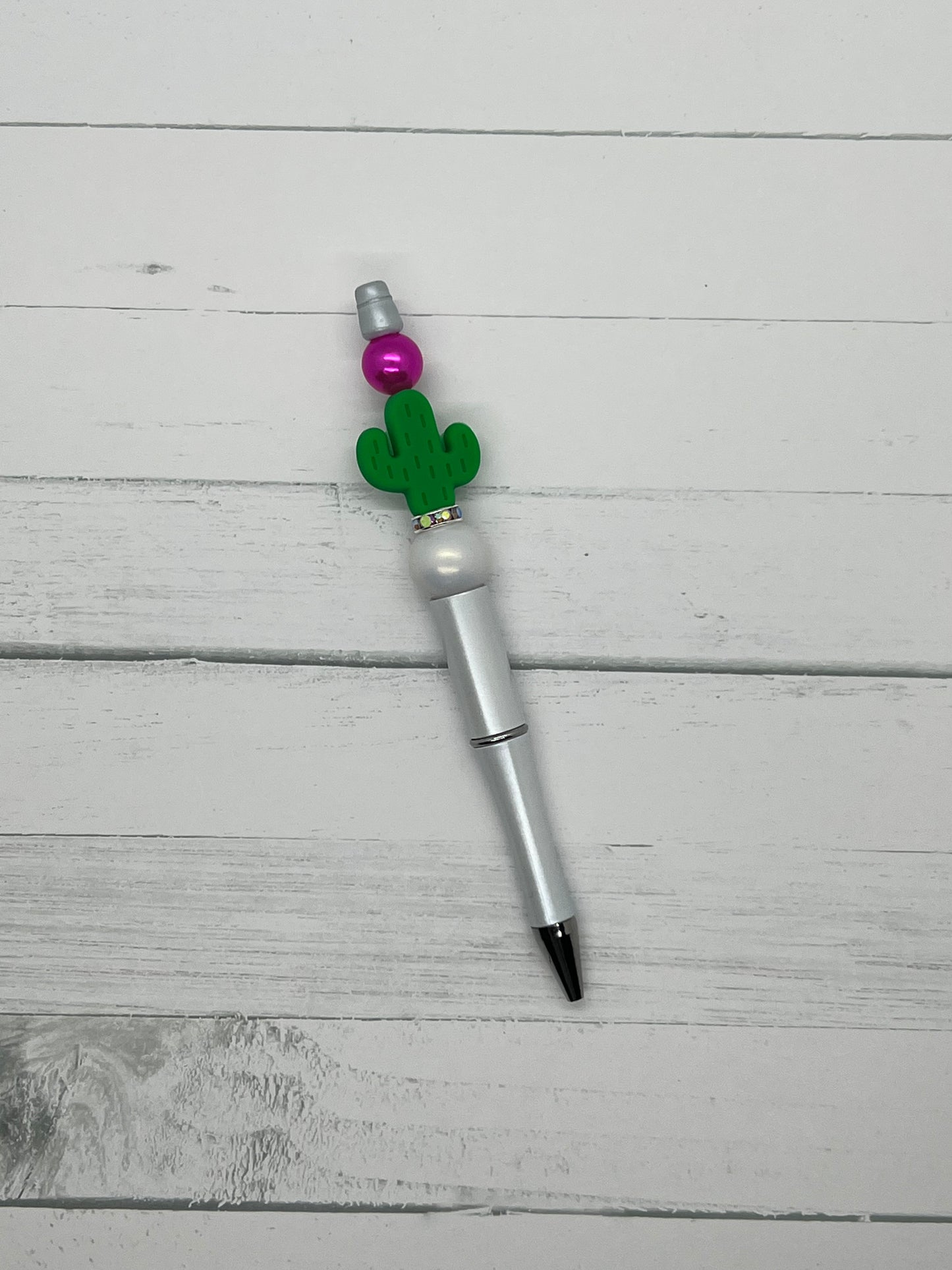 Cactus - Beaded Ballpoint Pen