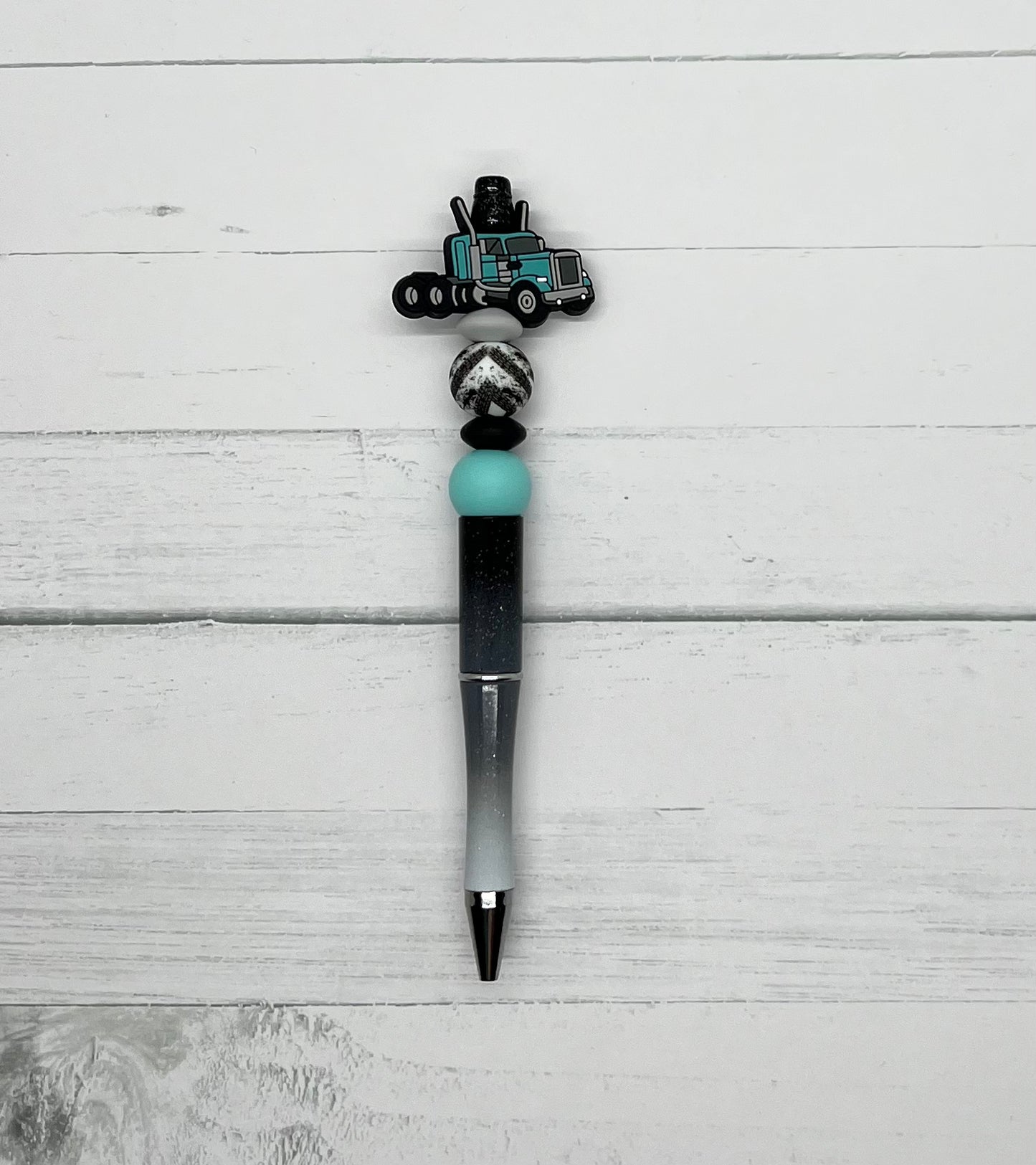 Big Rigs - Beaded Ballpoint Pen