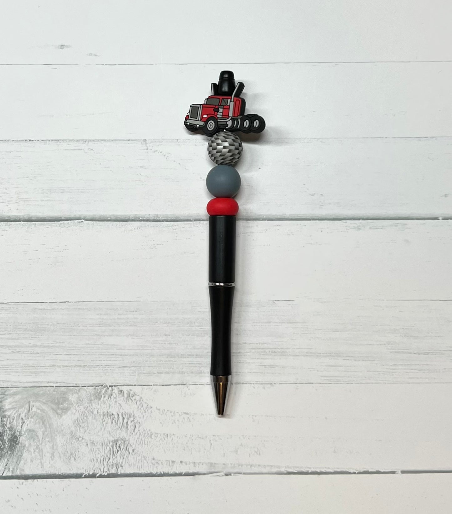 Big Rigs - Beaded Ballpoint Pen