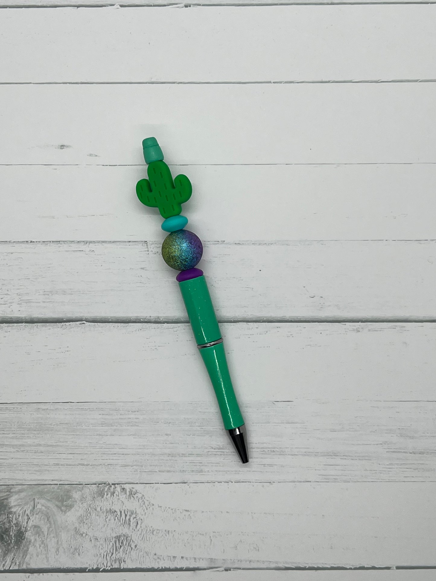 Cactus - Beaded Ballpoint Pen