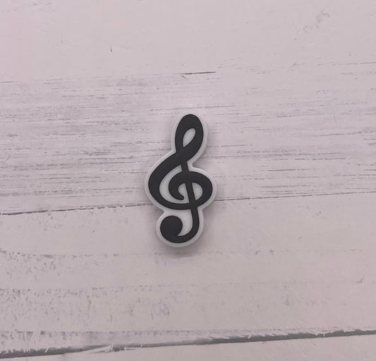 Treble Clef, Music Note - Beaded Ballpoint Pen