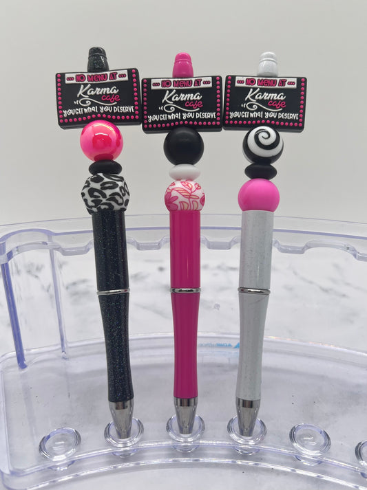 Karma Cafe - Beaded Ballpoint Pen
