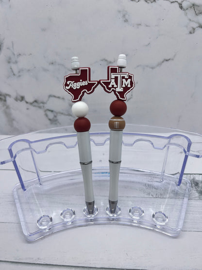 Football - Beaded Ballpoint Pen