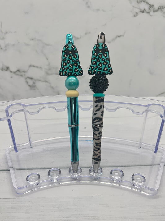 Boujee Ghost - Beaded Ballpoint Pen