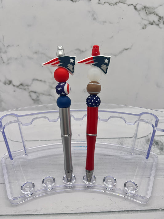 Football - Beaded Ballpoint Pen