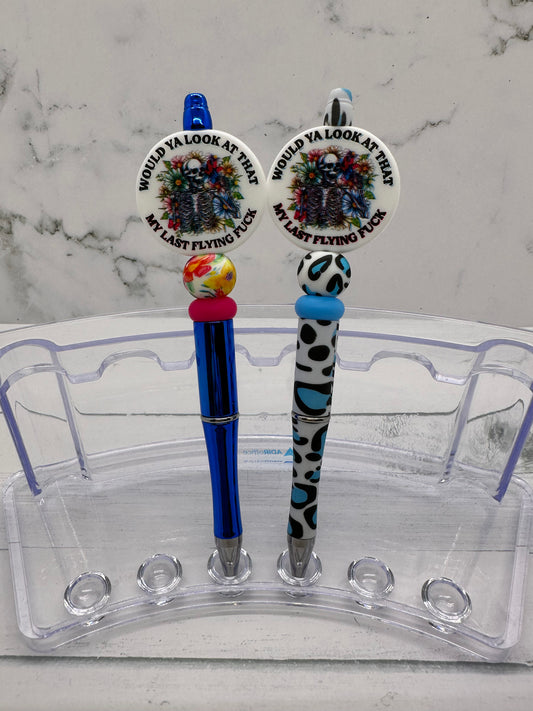 My Last Flying F - Beaded Ballpoint Pen