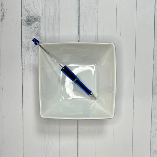 Chrome Blue Pen