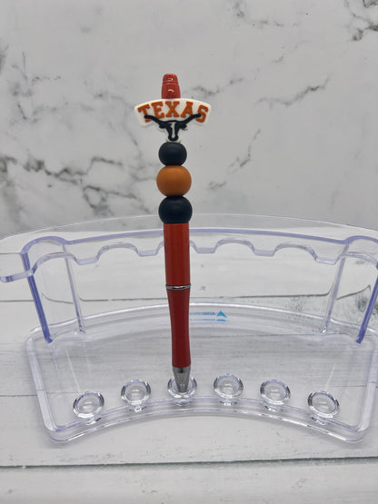 Football - Beaded Ballpoint Pen
