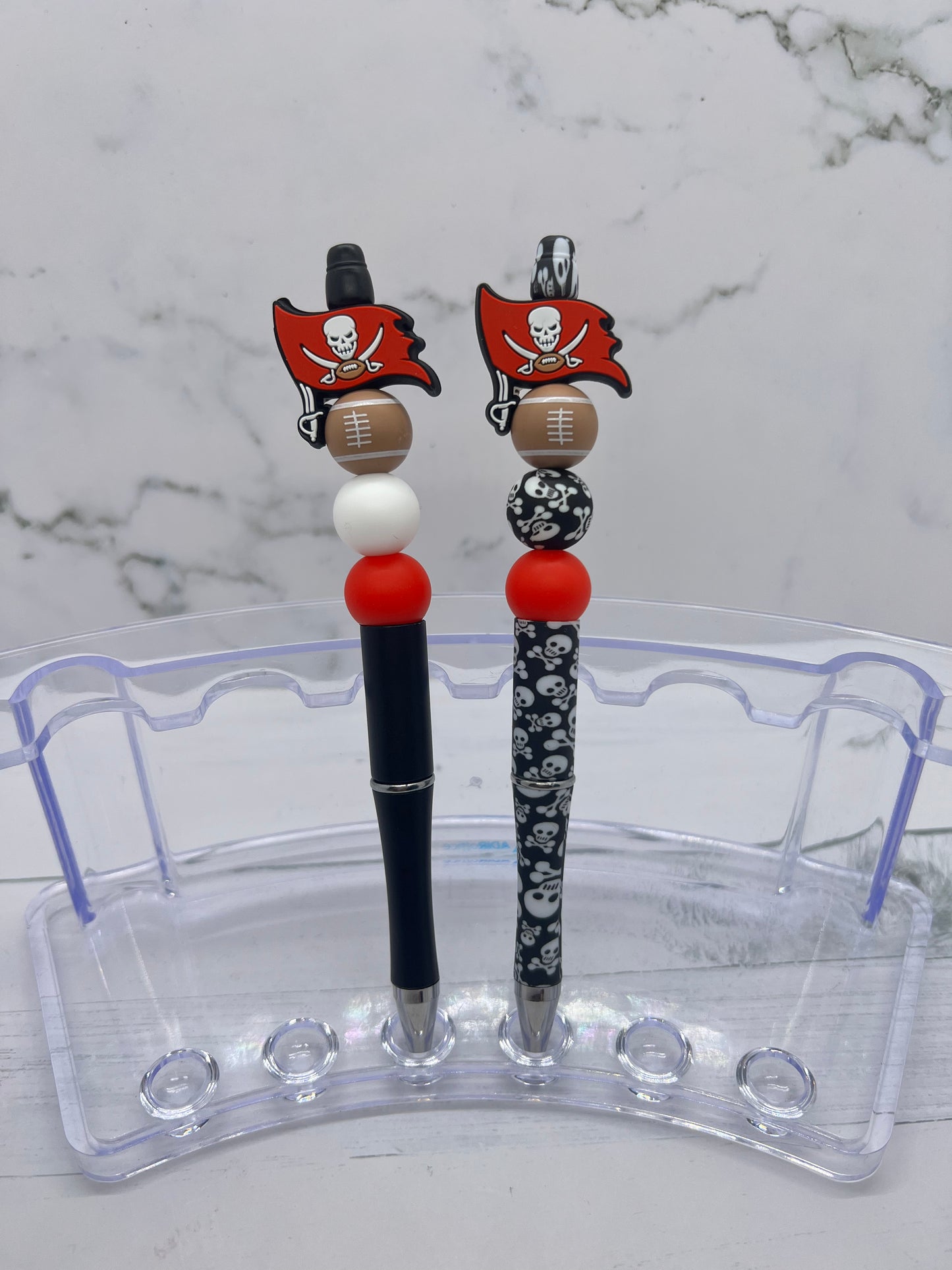 Football - Beaded Ballpoint Pen