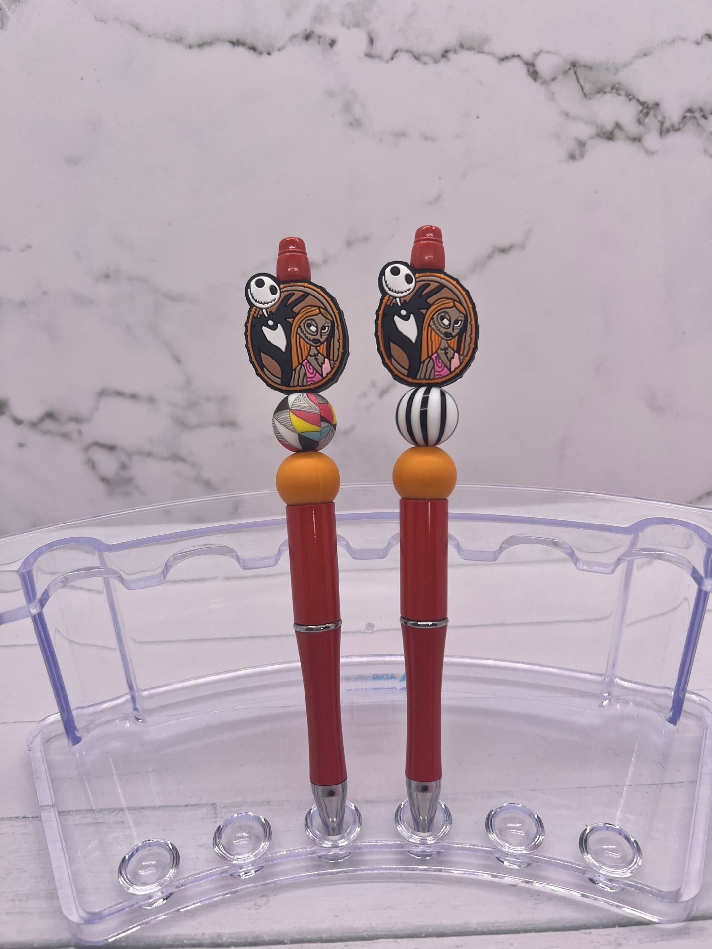 Pumpkin Queen and King Multiple Options- Beaded Ballpoint Pen