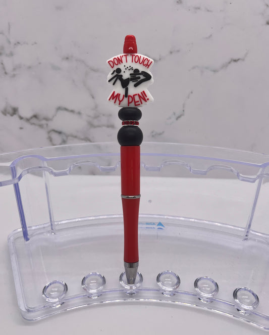 Don’t Touch My Pen! - Beaded Ballpoint Pen