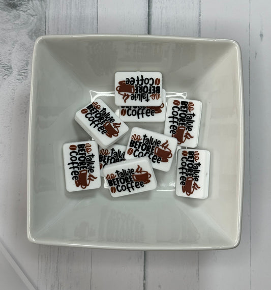 No Talkie -Silicone Focal Bead