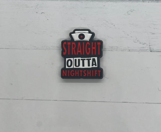Straight Outta Nightshift - Beaded Ballpoint Pen