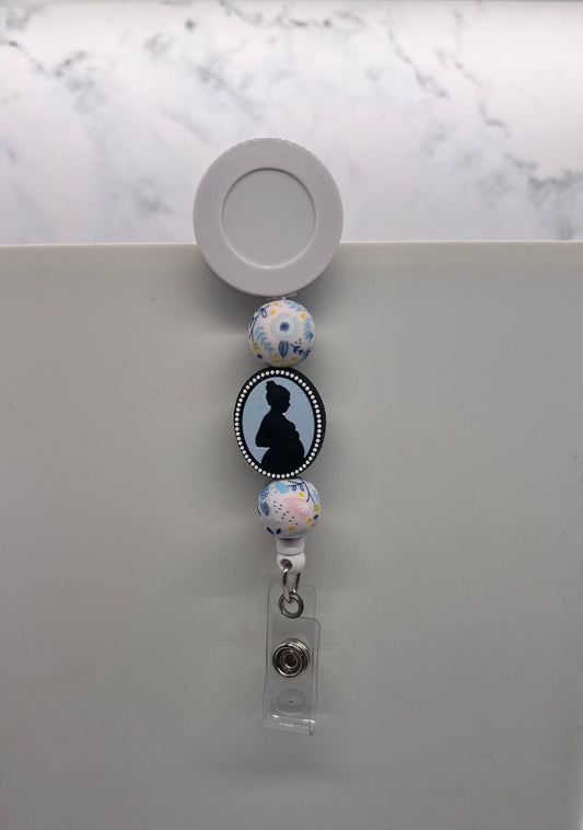 Pregnant Momma / Labor and Delivery Nurse - Badge Reel