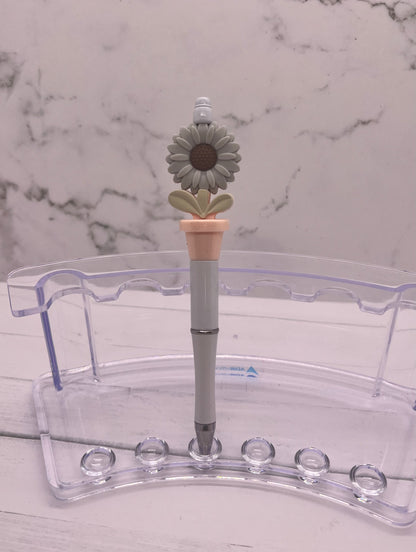 Bloom Where You Are Planted - Beaded Ballpoint Pen