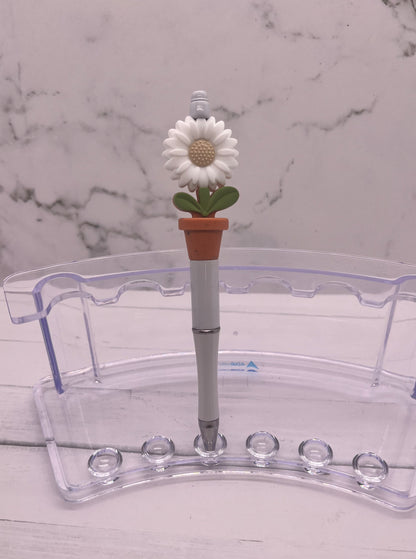 Bloom Where You Are Planted - Beaded Ballpoint Pen