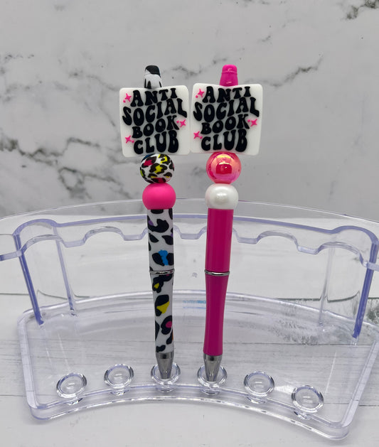 Anti-Social Book Club - Beaded Ballpoint Pen