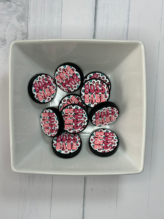 Boss Babe -Silicone Focal Bead