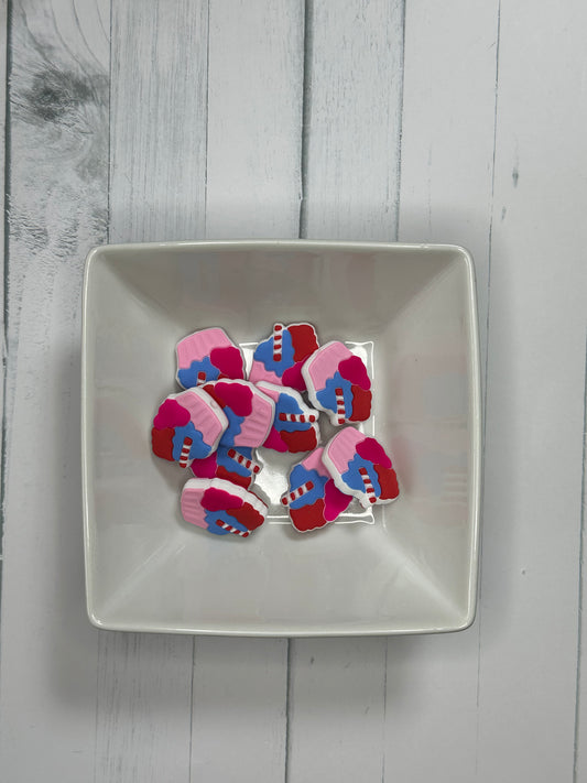 Italian Ice -Silicone Focal Bead