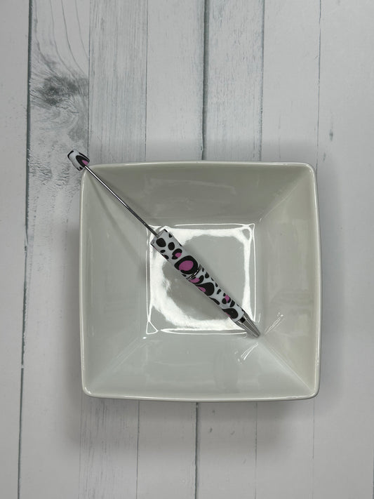 Pink Leopard Printed Pen