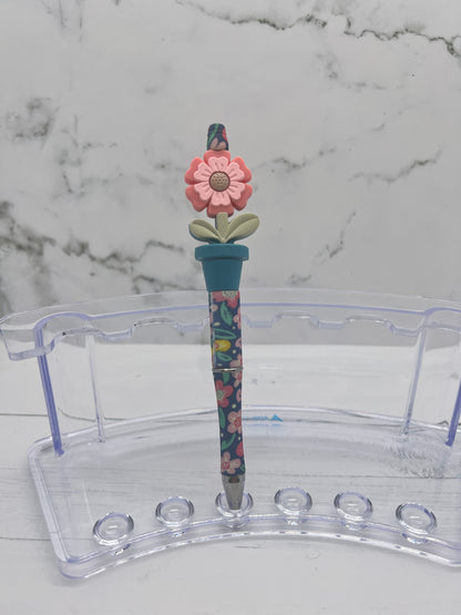 Bloom Where You Are Planted - Beaded Ballpoint Pen
