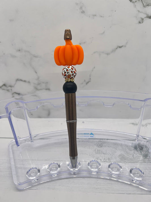 Pumpkin - Beaded Ballpoint Pen