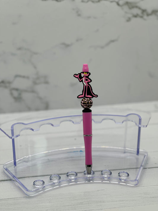 Pink Panther - Beaded Ballpoint Pen