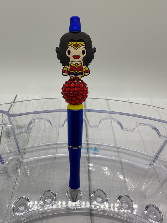 Woman of Wonder - Beaded Ballpoint Pen